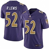 Nike Men & Women & Youth Ravens 52 Ray Lewis Purple Color Rush Limited Jersey,baseball caps,new era cap wholesale,wholesale hats